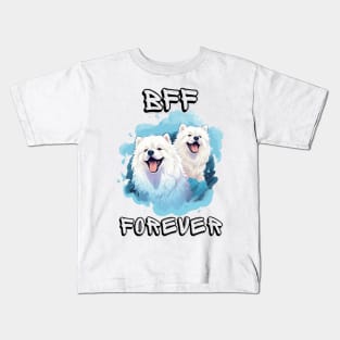 Samoyed, BFF Forever, the most adorable best friend gift to a Samoyed Lover! Kids T-Shirt